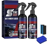 Multi-functional Coating Renewal Agent, 2025 Upgrade 3 in 1 High Protection Quick Car Coating Agent Spray, Plastic Parts Refurbish Wax, Fast-Acting Coating Spray for Automotive (15cm, 2pcs)