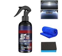Multi-functional Coating Renewal Agent, Car Coating Agent Spray, 3 in 1 High Protection Quick Car Coating Spray, Fast-Acting Coating Spray, Car Scratch Repair Nano Spray (1pcs)