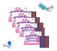Multi-functional Concentrated Toilet Cleaning Sticks, Toilet Bowl Cleaners Drop in Tank, Bathroom Toiletbowl Freshener, Toiletbowl Cleaning Sticks, Toilettank Cleaner (5pcs)