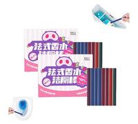 Multi-functional Concentrated Toilet Cleaning Sticks, Toilet Bowl Cleaners Drop in Tank, Bathroom Toiletbowl Freshener, Toiletbowl Cleaning Sticks, Toilettank Cleaner (2pcs)