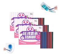 Multi-functional Concentrated Toilet Cleaning Sticks, Toilet Bowl Cleaners Drop in Tank, Bathroom Toiletbowl Freshener, Toiletbowl Cleaning Sticks, Toilettank Cleaner (3pcs)