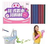 Multi-Functional Concentrated Toilet Cleaning Sticks, Toilet Tank Cleaning Perfume Stick, Deodorizing ToiletCleaning Sticks, Easy-To-Use Drop-In Tank Cleaner, Long-Lasting Freshness (1 box)