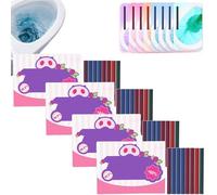 Multi-functional Concentrated Toilet Cleaning Sticks, Toilet Tanks Cleaner Cleaning Perfume Stick, Toilets Tank Cleaner Stick Bowl Cleaners Drop In Tank Automatic Long-Lasting Freshness (4PCS)