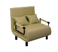 Multi-Functional Convertible Sofa Bed & Ottoman Foldable Chair for Small Spaces Modern Guest Furniture for Apartments - Green 80 Inch