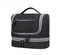 Multi-Functional Cosmetic Bag Travel Hanging Toiletry Bag Multicolor(Black-25x13x21cm)