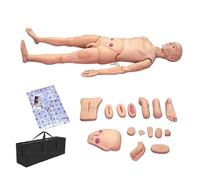Multi-Functional CPR Training Mannequin, 170 cm PVC Patient Care Simulator for Medical Training, Realistic Anatomy, Ideal for First Aid & Healthcare Education