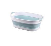 Multi functional foldable pet bathtub with drainage holes, dog and cat bathtub (gray)