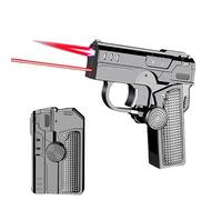 Multi-Functional Foldable Windproof Lighter, 2 In 1 Refillable Butane Gas Lighter, Multi-Purpose Windproof Jet Red Flame Lighters, Suitable For Barbecue, Candles, Outdoor Camping (Black)