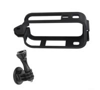 Multi-Functional Frame for Insta360 X6 Mic Light Support(Vertical Black) | for durable ABS plastic, shock absorbent, drop protection, scratch resistant, long lasting use