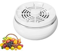 Multi-Functional Fruit and Vegetable Cleaner, Fruit Washing Machine with Electrolysis Technology 4 Smart Modes Automatic Fruit Cleaner Device 3600mAh USB Rechargeable for Home,Camping,Travel (White)