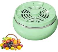 Multi-Functional Fruit and Vegetable Cleaner, Vortex Fruit Washing Machine with Electrolysis Technology 4 Smart Modes Automatic Fruit Cleaner Device 3600mAh USB Rechargeable for Home,Travel (Green)