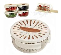 Multi-Functional Fruit and Vegetable Washing Bowl,2 in 1 Drain Basket and Fruit Strainer Container with Lid,Produce Washer,Berry Container,Lettuce Keeper for Fridge Refrigerator Organization (Coffee)