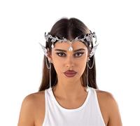 Multi-functional hair band and ear clip set with shimmering rhinestone fashion hairpieces suitable for fashionable look