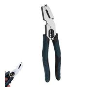 Multi-Functional Heavy Duty Pliers - Interchangeable Wire Stripper, Crimping Tool, Cable Cutter for Electricians, Precision Toolkit