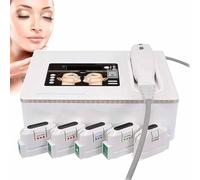 Multi-Functional HIFU Machine Skin Care Device,SMAS-Layer Facial Lifting Tightening,Fine Lines Reduction,Wrinkle Remover,Face & Body Sculpting,5 Depth Cartridges,10,000 Pulses per Cartridge