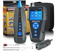 Multi-Functional LCD Network Cable Tester with PoE Detection, Wiremap, and Length Measurement for RJ45, RJ11, BNC Cables