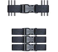 Multi-Functional Magic Buckle, Baby Safety Lock for The Door, Two-Door Refrigerator, Oven and Children's Safety Fence, Etc, or for The Fixed Baby Luggage (3 Pack Black)