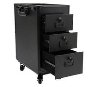 Multi Functional Makeup Suitcase 42 * 28 * 53cm 20kg Removable Tripod Makeup Case with 4 Universal Wheels and Combination Lock, High Privacy Rolling Makeup Case for Hair Salons, Beauty Studios