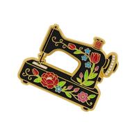 Multi Functional Metal Sewing Machine Pin Cartoon Design Decoration for Bags Clothes Fashion Accessory Holiday Brooch