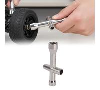Multi-Functional Mini Cross Socket Wrench, Wheel Hex Hubs Wrench Spanner Repair Tools, for M2/m2.5/m3/m4 Nuts, Compact Rc Model Screw Nut Repair Tool for Robotics and Rc Cars