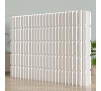 Multi-Functional Partition Screen Made of Premium Kraft Paper, Foldable Room Divider Screen, Freestanding Multi Purpose Partition, Freestanding Design for Flexible Use (H1.8L5)