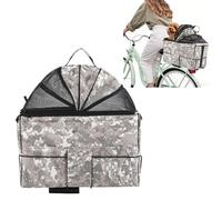 Multi - Functional Pet Bike Rear Carrier | Waterproof, Sun - Protective | Comfortable for Cats & Small Dogs