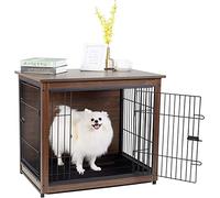 Multi-Functional Pet Cage Crate, Dog Crate Ventilation Indoor Outdoor Kennel End Table, Chew-Proof Dog House For Small Medium Dogs,98 * 64 * 77cm