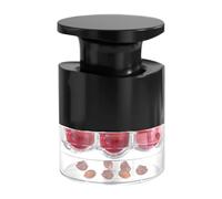 Multi-Functional Pit Remover Tool - 7-Cherry Capacity Cherry Pitter, Push Design with Space-Saving Lock, Seed Remover for Cherries, & Homemade Jam, Suitable for Home Cooks & Small Bakeries