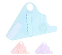 Multi-Functional Portable Silicone Makeup Tool Organizer Hand Strap - Professional Makeup Brush Organizer, Multi-Slot Design, Travel Essential Beauty Organizer Wrist Strap (Blue)