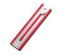 Multi-Functional Positioning Ruler with Foldable Depth Measure Marking Protractor Multifunctional Foldable Ruler Woodworking Marking Depth Measurement Positioning Tool