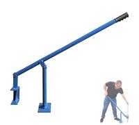 Multi-functional Post Puller Tool with Adjustable C-Claw and Non-slip Handle for Effortless Removal of Fence Posts, Cement Columns, and Metal Stakes