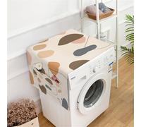 Multi-Functional Refrigerator Cover Cloth Fridge Dust Cover Dryer Top Protection Covers Washing Machine Cover With Side Storage Pockets For Microwave Oven Home Decorations (Color 3,45x140 cm)