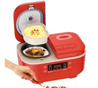 Multi-Functional Rice Cooker with Double Inner Pot, Intelligent Smart Touch Control, Non-Stick Inner Pot, 12-Hour Timer