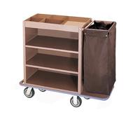 Multi functional room service vehicle, hotel cleaning vehicle