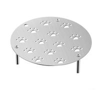 Multi-functional Round Steaming Rack Stand Heavy Duty Steamer Basket Tray Steamer Dish set For Steamer Dish For Kitchens(13cm)