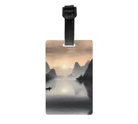 Multi-Functional Sansui, Japanese Company Printed Luggage Tags Luggage Tag Hangers Suitable for Backpacks and Suitcases