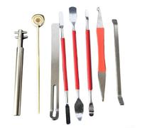 Multi functional Saxophone Repair Tool Kit, Stainless Steel for WOODWIND Instrument Maintenance Set, Adjustable Cushion Hooks, Ideal for Musicians and Repair Technicians (8PCS)