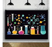 Multi functional science themed party background banner suitable for birthdays weddings etc
