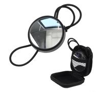 Multi Functional Scuba Diving Wrist Mirror with Elastic Strap for Various Water Activities (black)