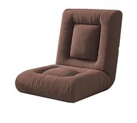 Multi Functional Seat Cushion, Foldable Floor Chair With Adjustable Backrest, Convertible Lazy Sofa, Floor Standing Sofa Chair for Nap, Foldable Bed (Size:Skin friendly velvet fabric,Color:brown)