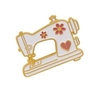 Multi Functional Sewing Machine Brooch Creative Zincs Alloy Materials Lapel Pin Fashion Statement Accessories Creative Cartoon Sewing Machine Brooch Zincs Alloy Fashion Accessory Secure Pin Easy
