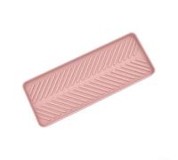 Multi Functional Silicone Sink Organizer Tray for Storing Sponges and Essential Items in Kitchen/For Bathroom (Pink)
