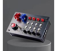Multi-functional Sim Control Button Box for Fanatec Thrustmaster/Simagic/Logitech G920 G923 G29/Fanatec A10/; PC USB Simulates Racing Car Central Control Box Sim Hub for Truck ATS & ETS2 Hub Instrumen