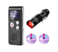 Multi Functional Specter Hunt 8gb Voice Recorder Rechargeable Red Lights Flashlight Cats Ball Accessories