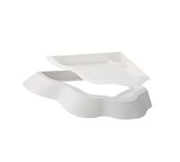 Multi-Functional Split Bowl With Detachable Ramps For Turtles Amphibians ABS Feeding & Drinking Dish Reptiles Food Water Dish