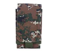 Multi Functional Square Shape Camouflage Waist Bag, Nylon Zipper Waist Pack Sport Camp Bags Functional Phone Pouch(Jungle Digital)