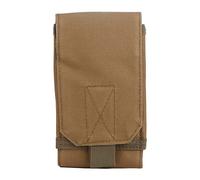 Multi Functional Square Shape Camouflage Waist Bag, Nylon Zipper Waist Pack Sport Camp Bags Functional Phone Pouch(Khaki)