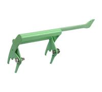 Multi-functional stainless steel beekeeping device with a scraper for quick identification of tools and color-coded handles and a multi-functional stainless steel beekeeper with scraper and