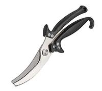Multi-Functional Stainless Steel Strong Chicken Bone Scissors for Cutting Meat(Black Scissors)