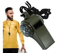 Multi-functional Survival Whistle, Sports Whistle, ABS High Decibel Safety Loud Crisp, Outdoor Caller, Compact Design, Durable Construction for Coaching,training, Adventure, And Hunting, 6x2.8cm